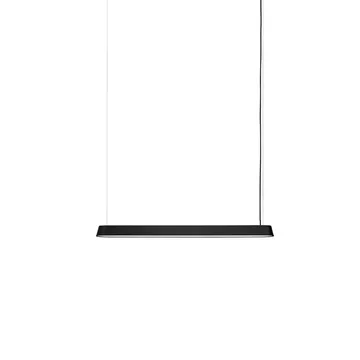 Linear lampa wisząca - black, 87,2 cm - Muuto