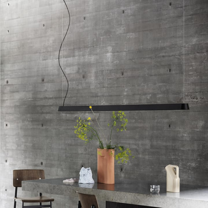 Linear lampa wisząca - grey, 169,2 cm - Muuto