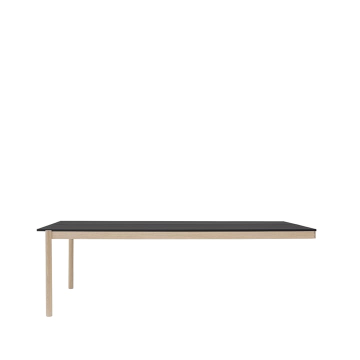 Linear System End Module stół - Black-Oak 240x142 cm - Muuto