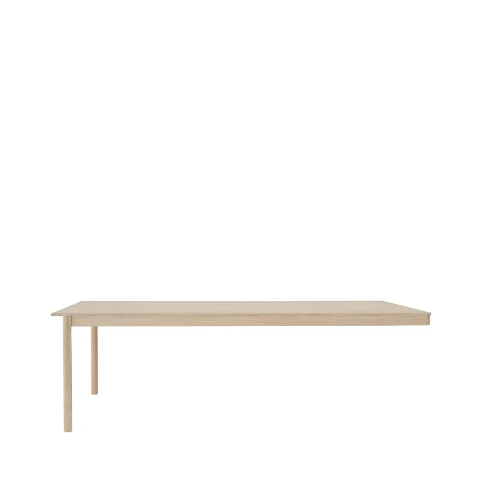 Linear System End Module stół, Oak veener-Oak 240x142 cm Muuto
