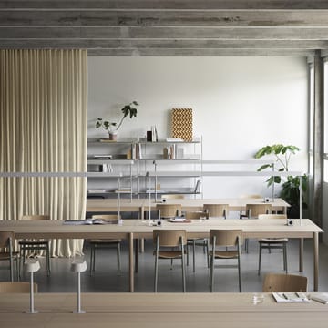 Linear System stół 142x240 cm - Oak veener-Oak - Muuto