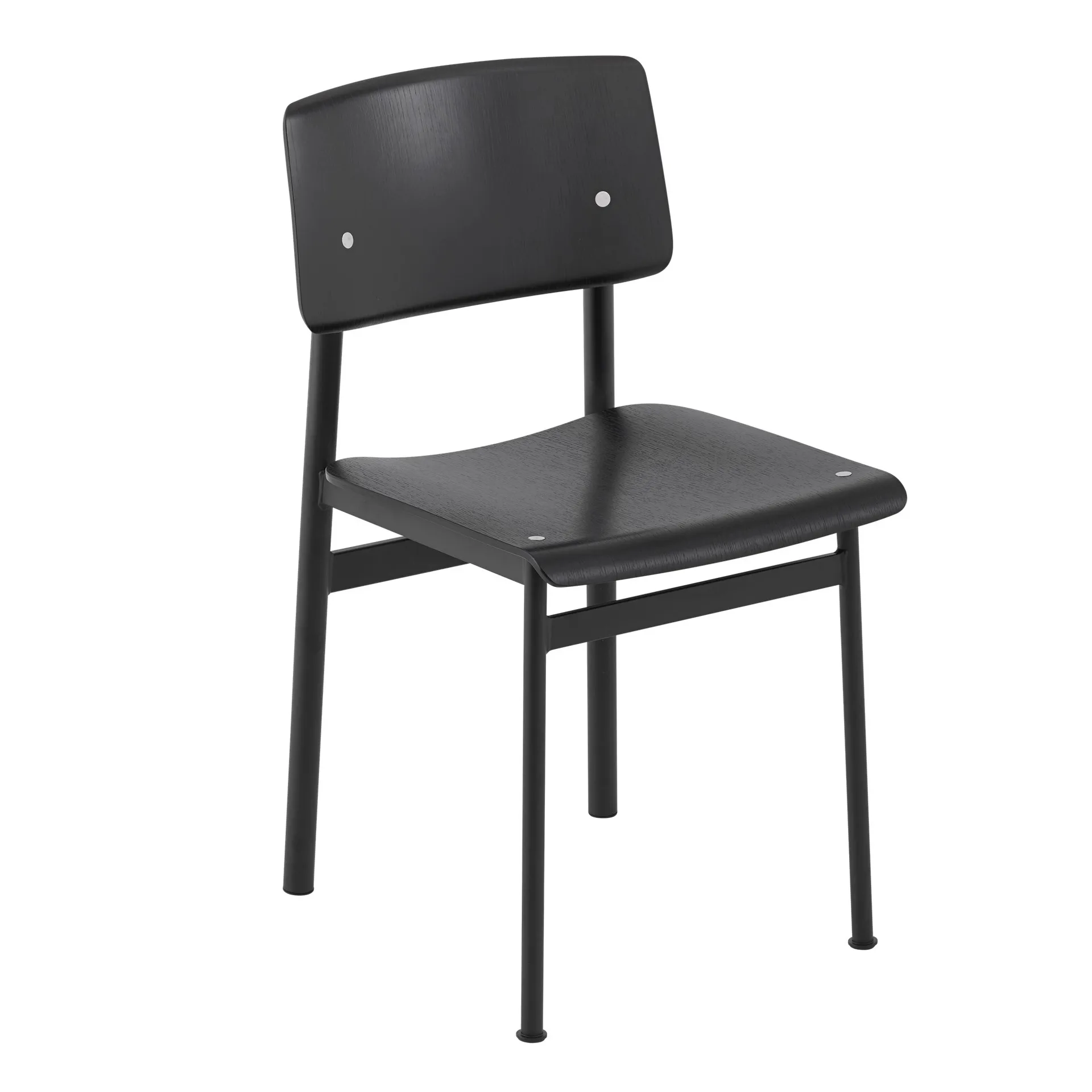 Loft Chair krzesło, Black-Black Muuto