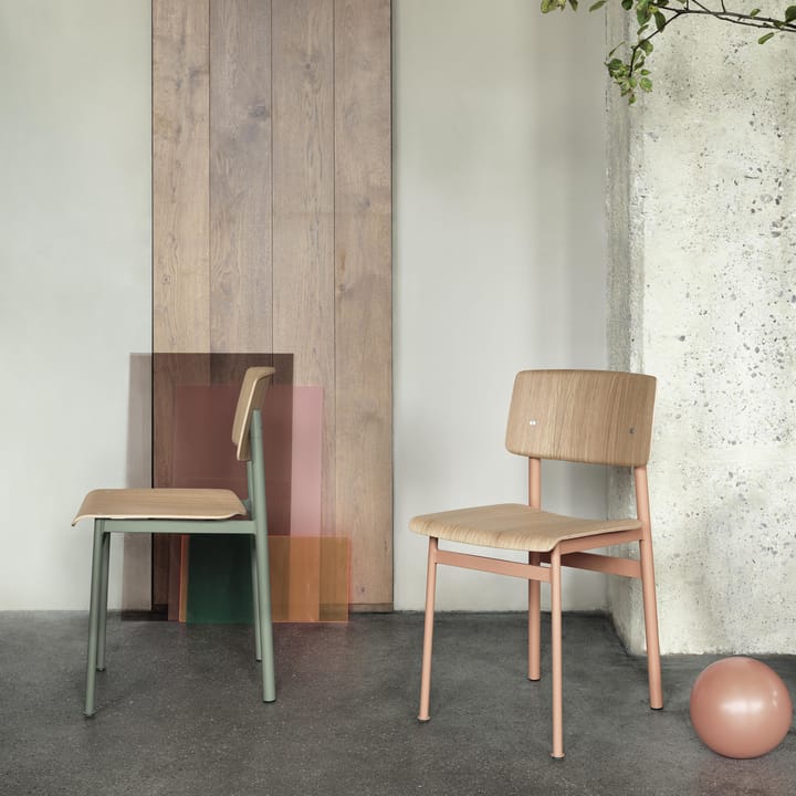 Loft Chair krzesło, Oak-Dusty green Muuto