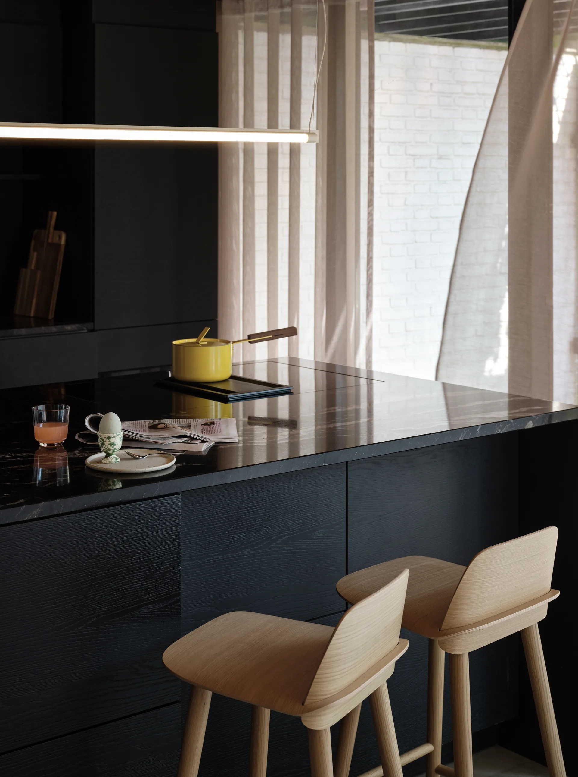 Nerd counter krzesło 65 cm, Oak Muuto