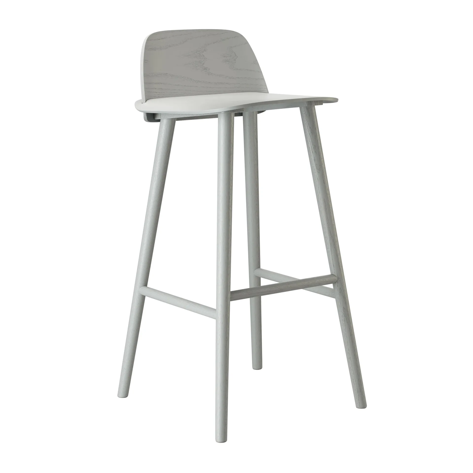 Nerd krzesło barowe 75 cm, Grey Muuto
