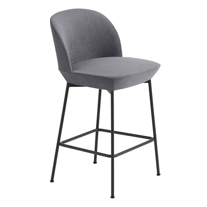 Oslo Counter kreslo 65 cm - Still 161-Anthracite black - Muuto