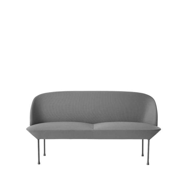 Oslo kanapa 2-osobowy - Steelcut 160-light grey - Muuto