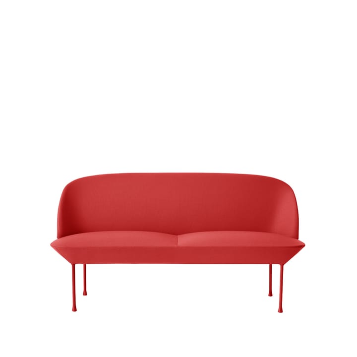 Oslo kanapa 2-osobowy - Steelcut 660-Dark red - Muuto