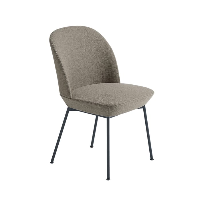 Oslo krzesło boczne pokryte tkaniną - Ocean 52-Anthracite black - Muuto
