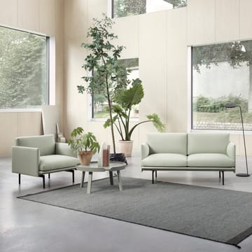 Ply dywan wełniany 170x240 cm - ciemnoszary - Muuto