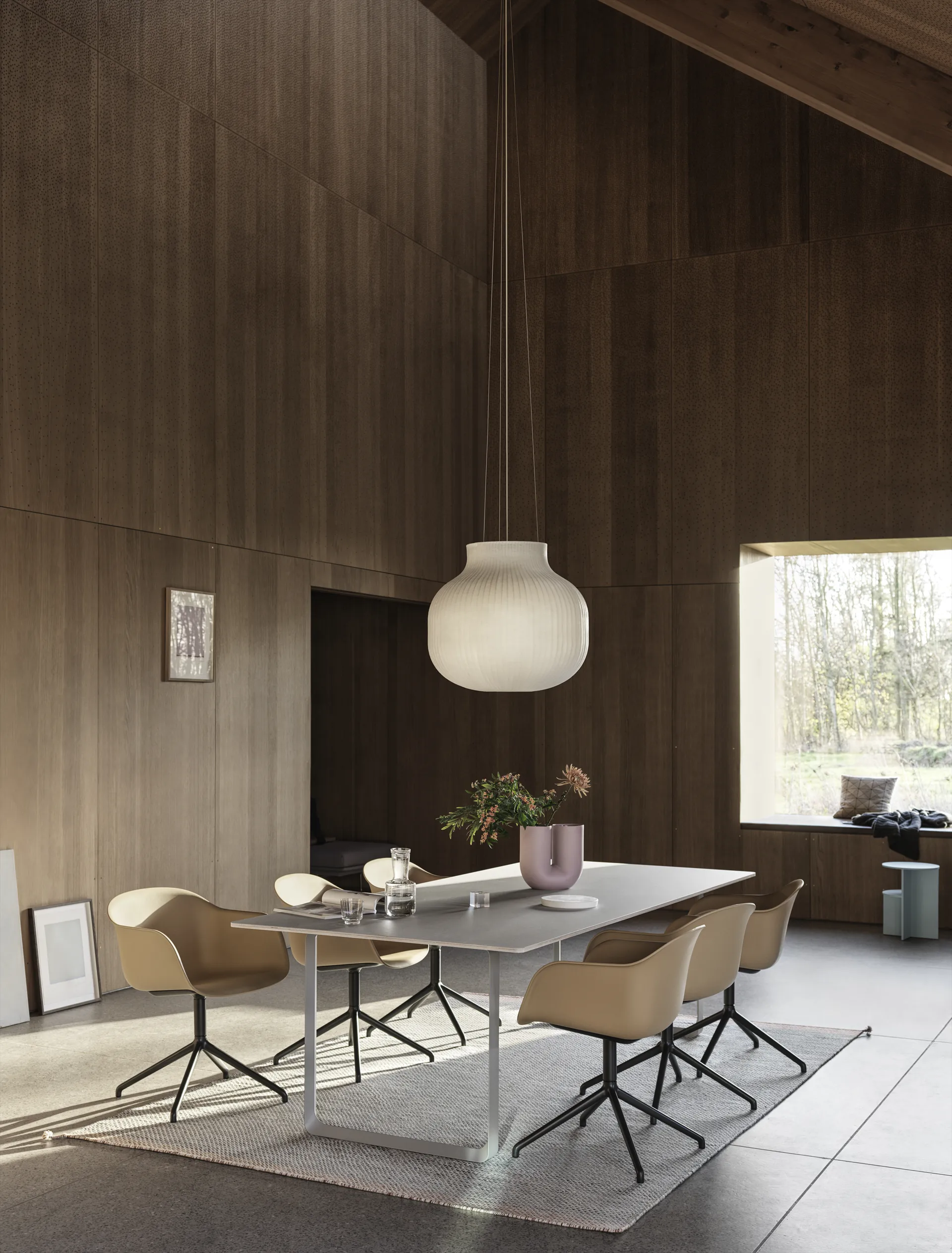 Ply dywan wełniany 170x240 cm, Grey Muuto