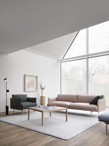 Ply dywan wełniany 270x360 cm - Grey - Muuto