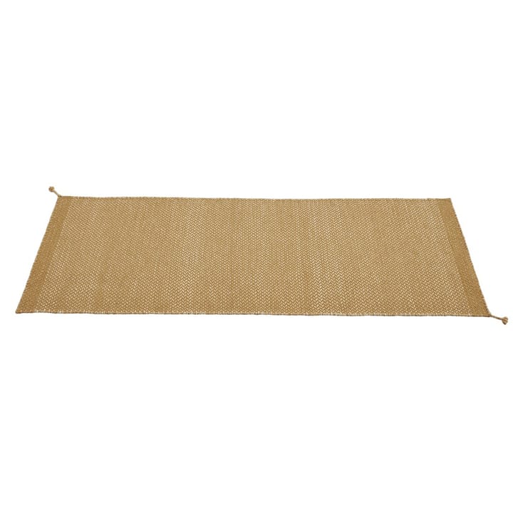 Ply dywan we�łniany 80x200 cm - Burnt orange - Muuto