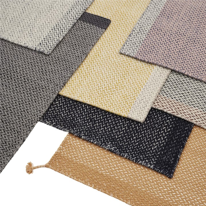 Ply dywan wełniany 80x200 cm, Dark grey Muuto
