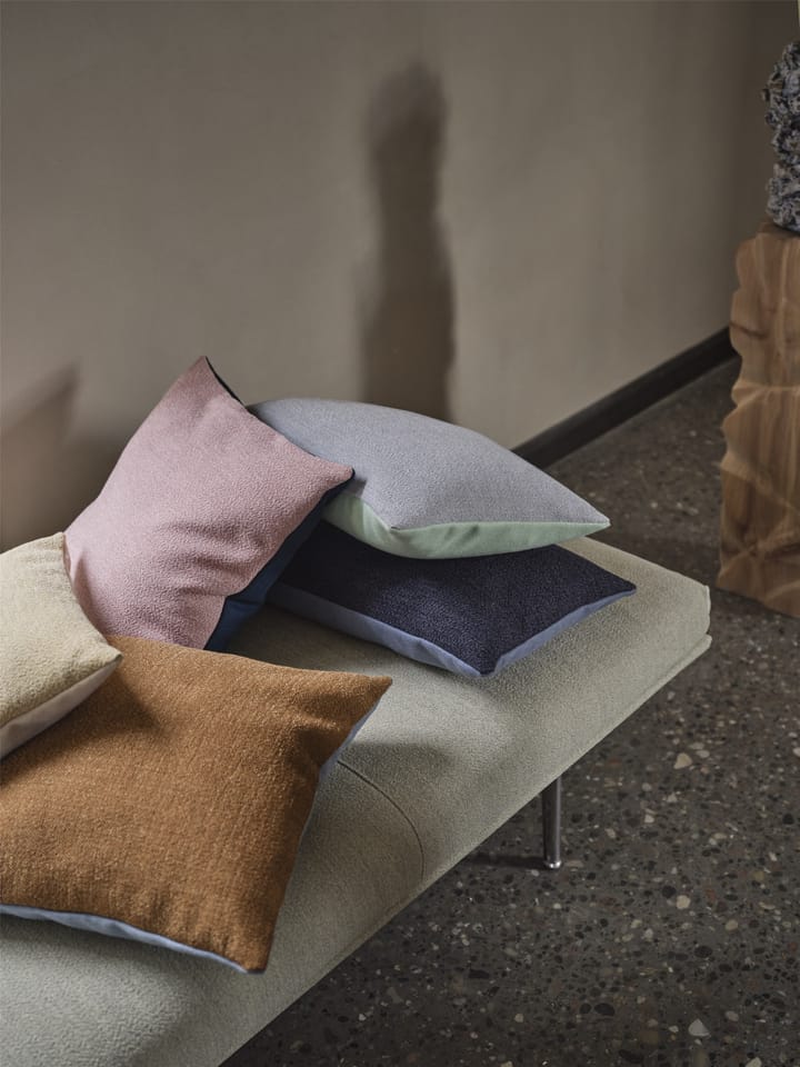 Poduszka Mingle 45x45 cm, Copper Brown-Light Blue Muuto