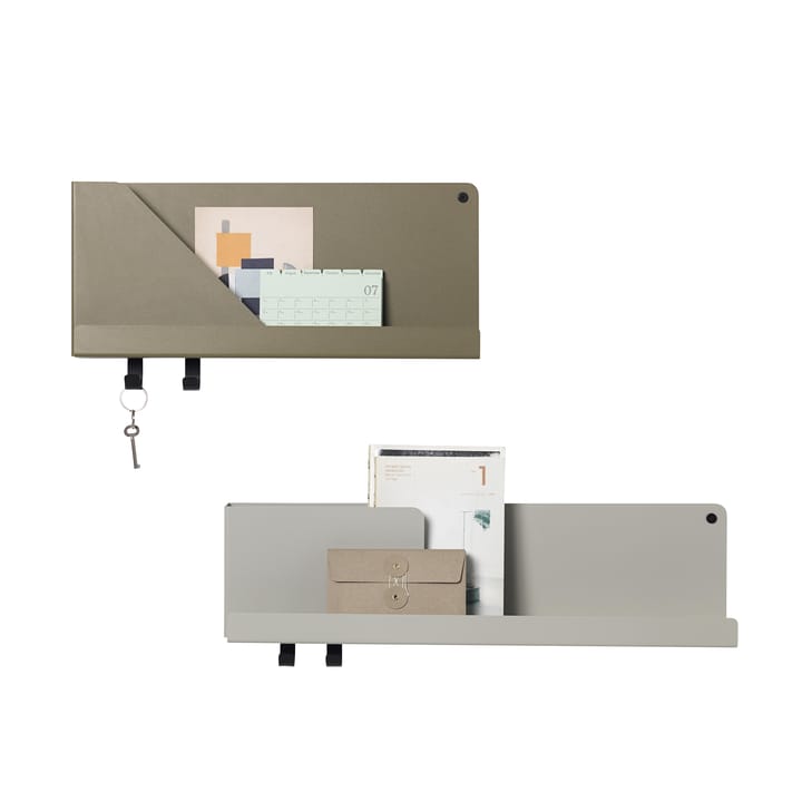 Półka Folded mała, oliwkowy Muuto