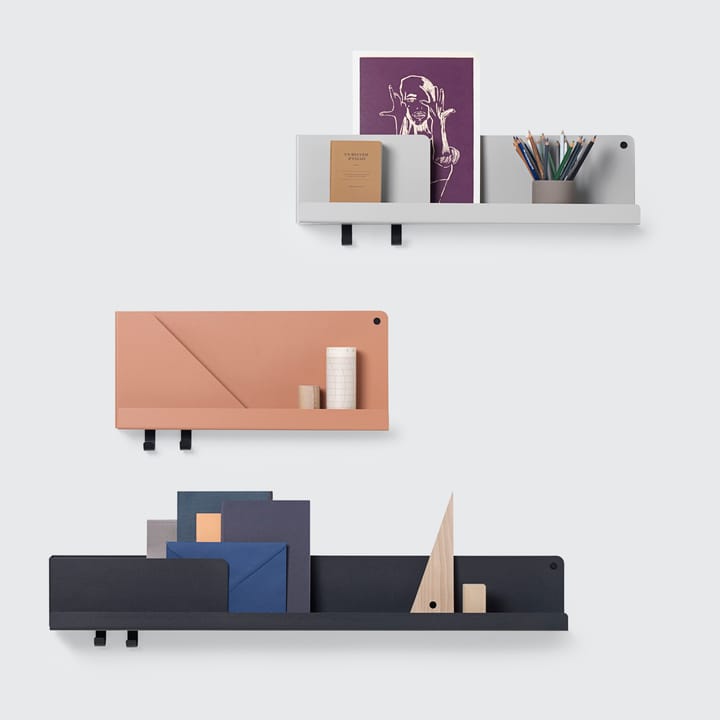 Półka Folded średnia, szary Muuto