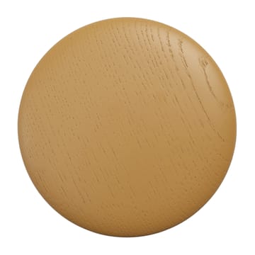 Pomarańczowy drewniany wieszak na ubrania Dots (wykończenie burnt orange) - Ø13 cm - Muuto
