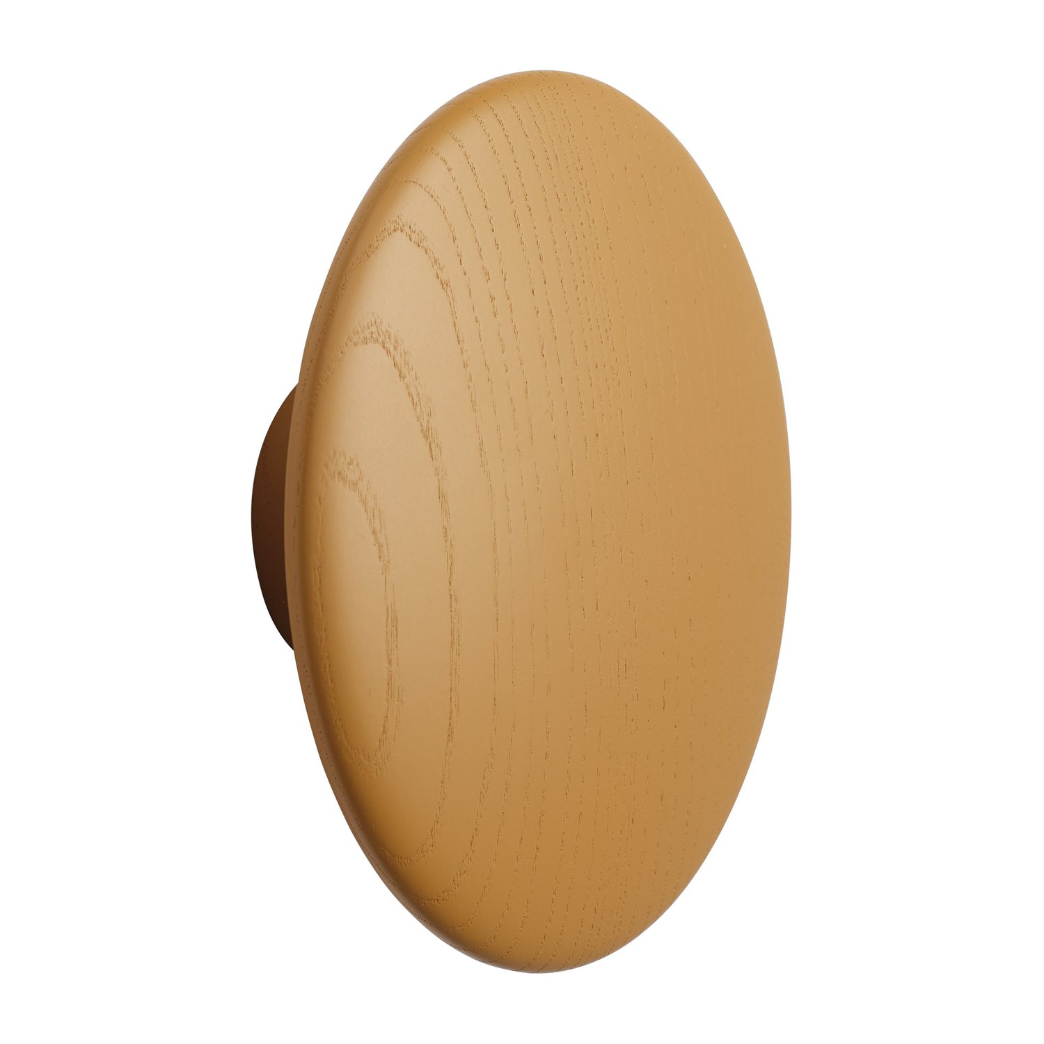 Muuto Pomarańczowy drewniany wieszak na ubrania Dots (wykończenie burnt orange) Ø17 cm