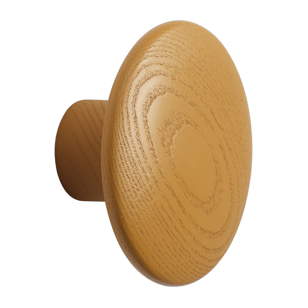 Muuto Pomarańczowy drewniany wieszak na ubrania Dots (wykończenie burnt orange) Ø9 cm