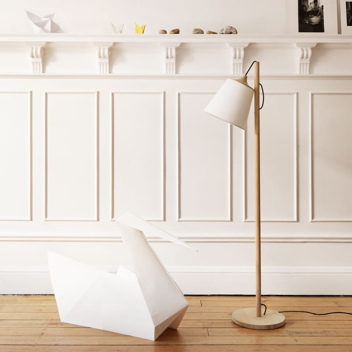 Pwełna lampa podłogowa, biały Muuto