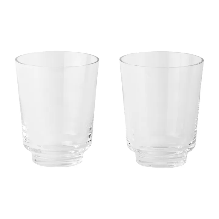 Raise szklanka 300 ml, 2‑pak - Clear - Muuto