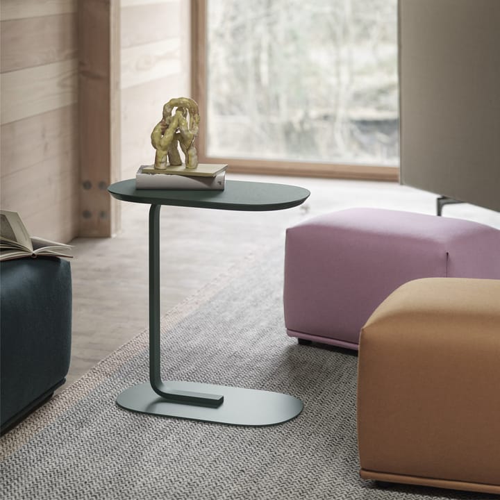 Relate stolik boczny H: 73,5 cm, Blue-Grey Muuto