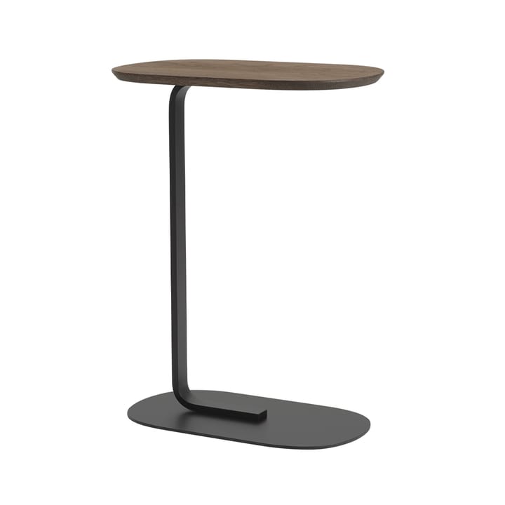 Relate stolik boczny H: 73,5 cm - Smoked oak-Black - Muuto