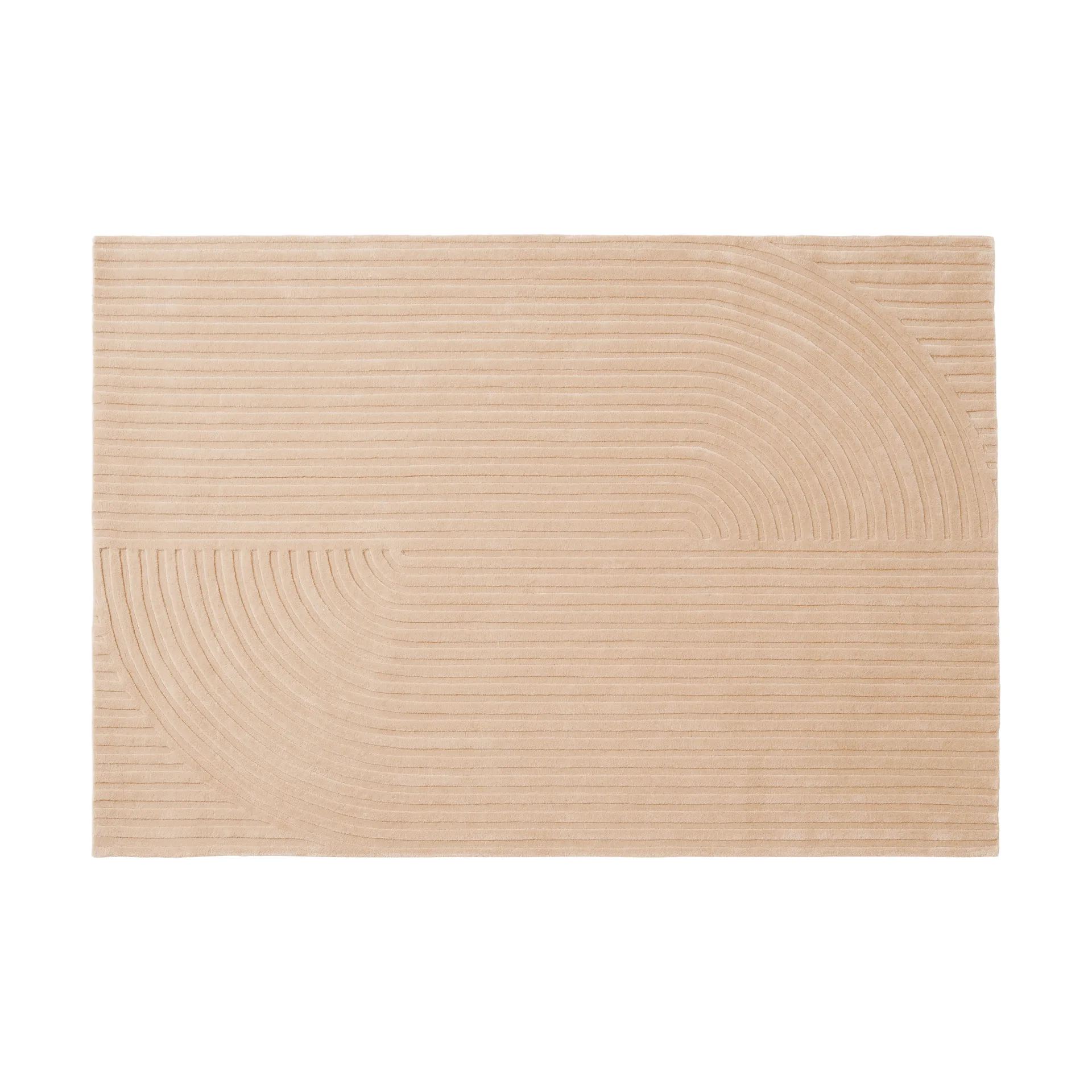 Relevo Rug Quattro dywan wełniany, Light rose, 170x240 cm Muuto
