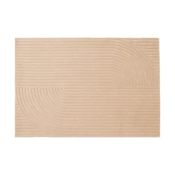 Relevo Rug Quattro dywan wełniany - Light rose, 170x240 cm - Muuto