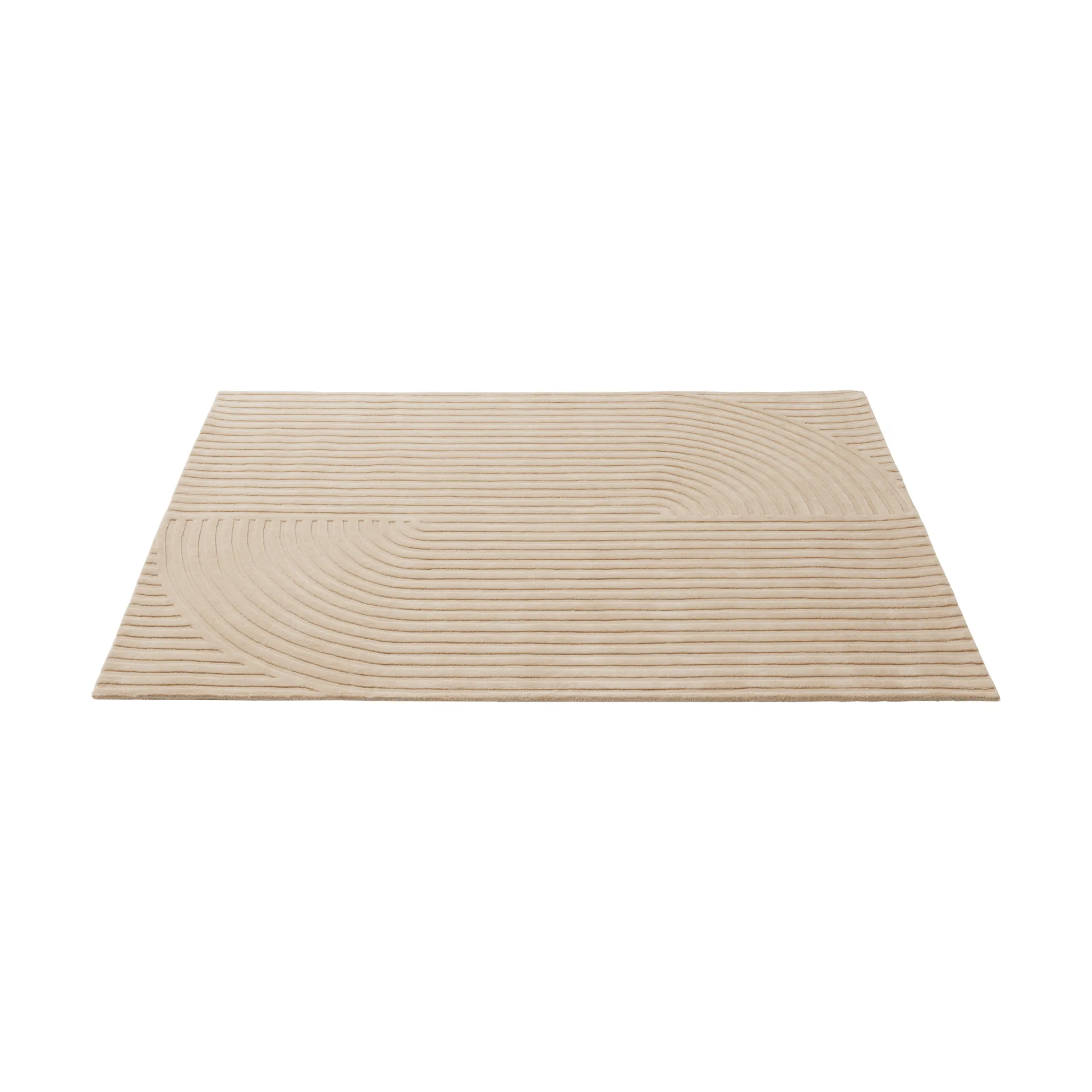 Relevo Rug Quattro dywan wełniany, Light rose, 170x240 cm Muuto