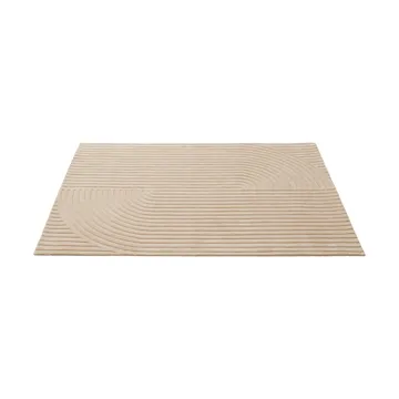 Relevo Rug Quattro dywan wełniany - Light rose, 170x240 cm - Muuto