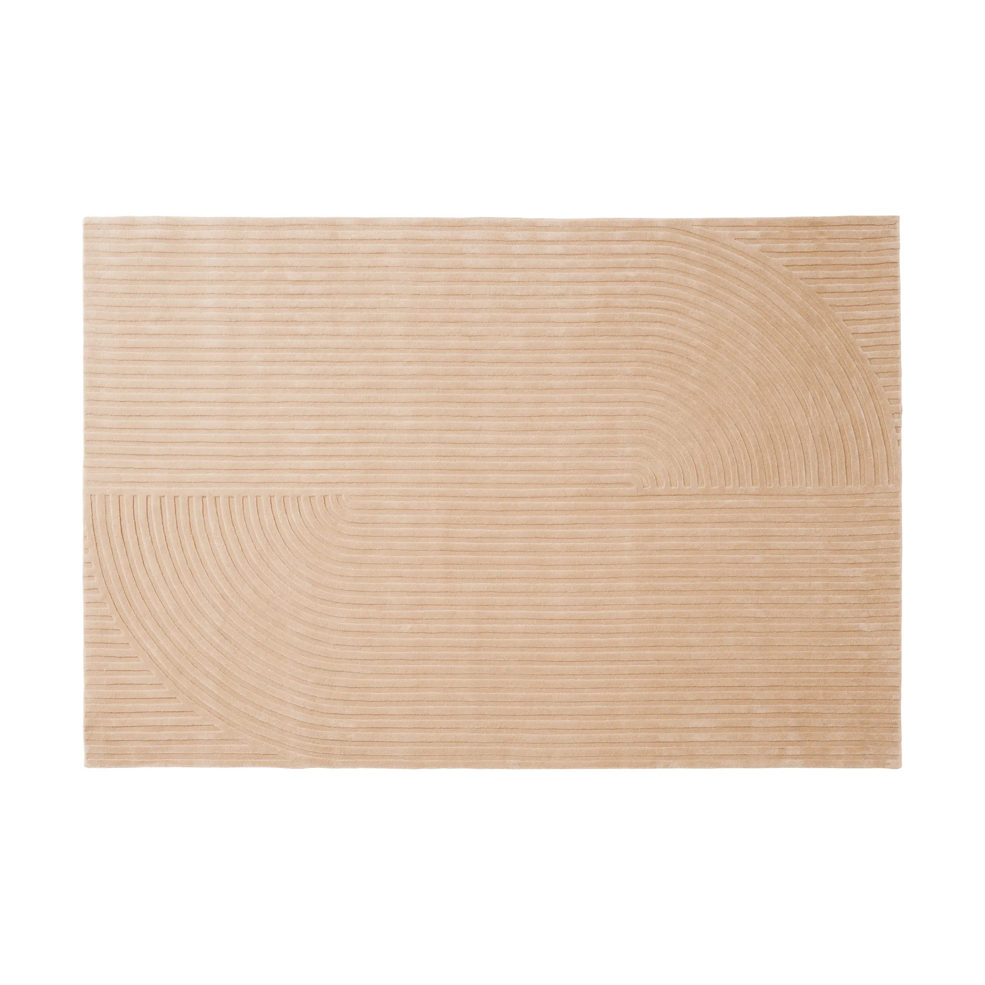 Relevo Rug Quattro dywan wełniany, Light rose, 200x300 cm Muuto