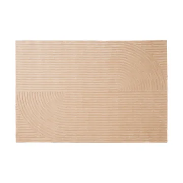 Relevo Rug Quattro dywan wełniany - Light rose, 200x300 cm - Muuto