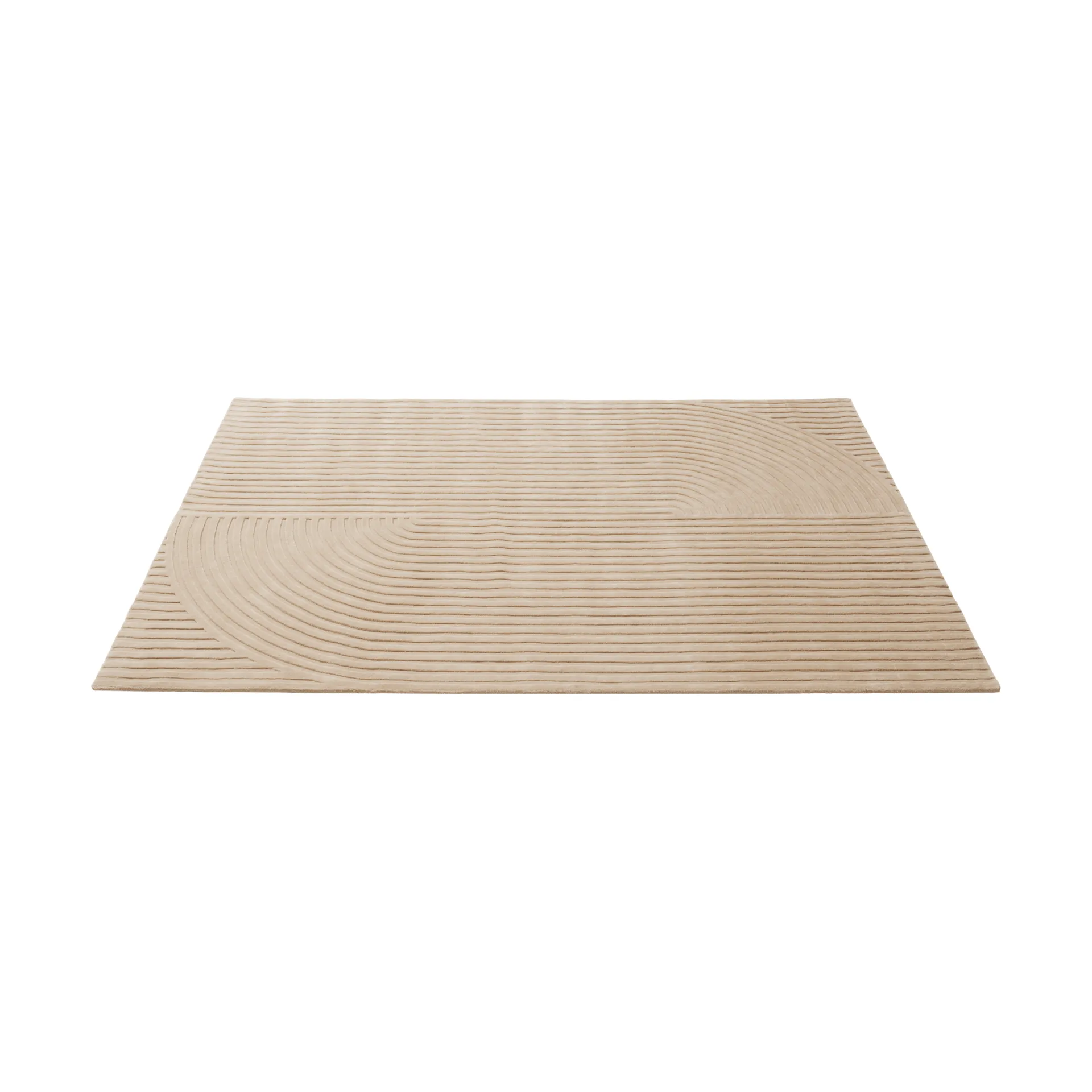 Relevo Rug Quattro dywan wełniany, Light rose, 200x300 cm Muuto