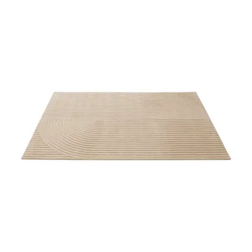 Relevo Rug Quattro dywan wełniany - Light rose, 200x300 cm - Muuto