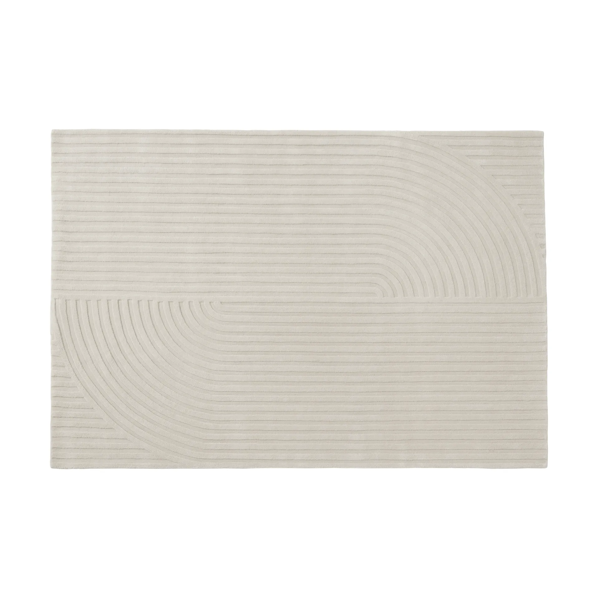 Relevo Rug Quattro dywan wełniany, Off white, 170x240 cm Muuto