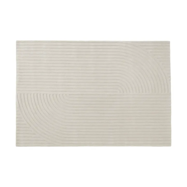Relevo Rug Quattro dywan wełniany - Off white, 170x240 cm - Muuto