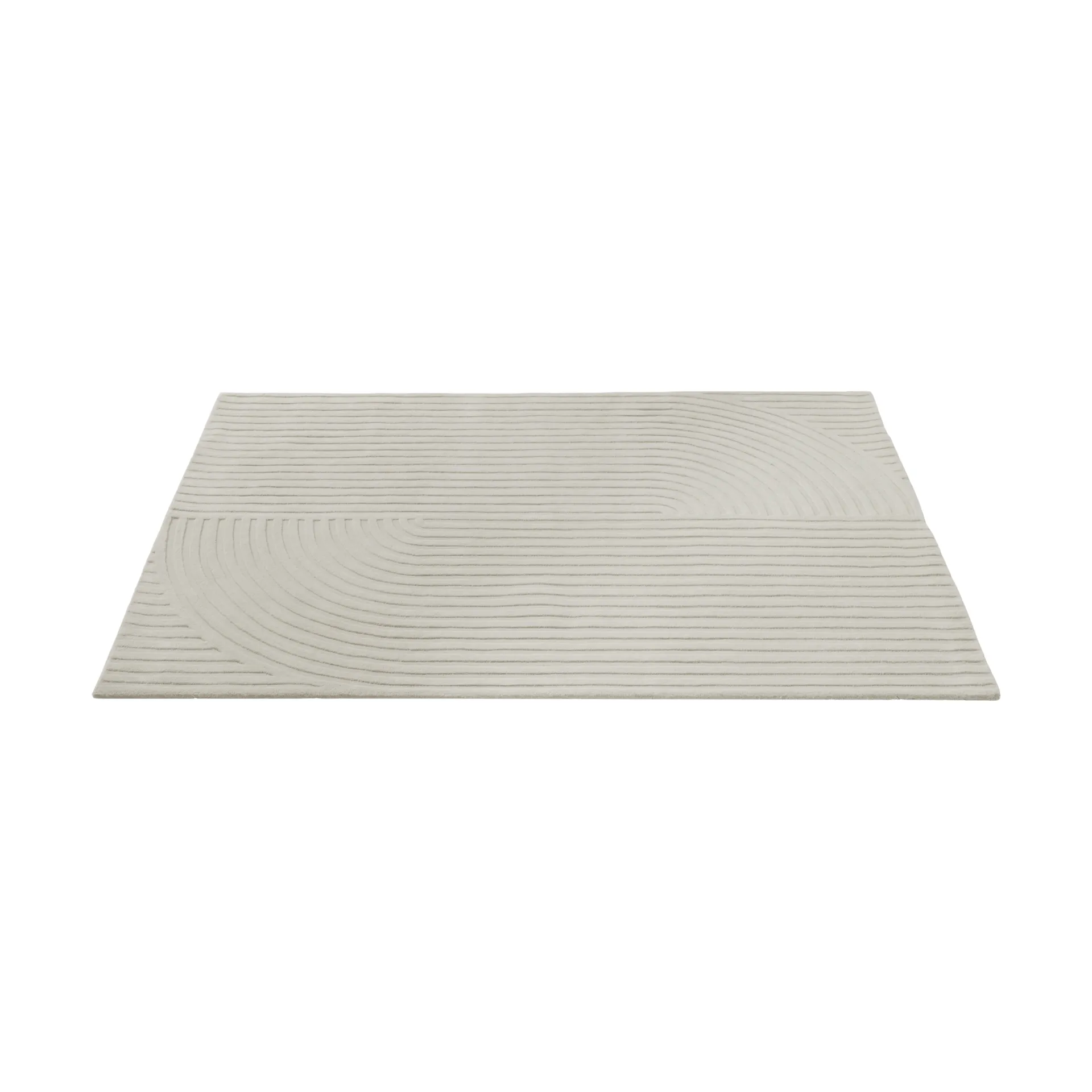 Relevo Rug Quattro dywan wełniany, Off white, 170x240 cm Muuto