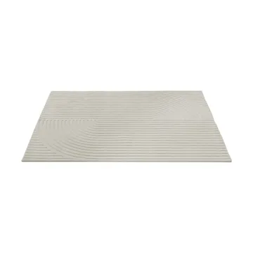 Relevo Rug Quattro dywan wełniany - Off white, 170x240 cm - Muuto