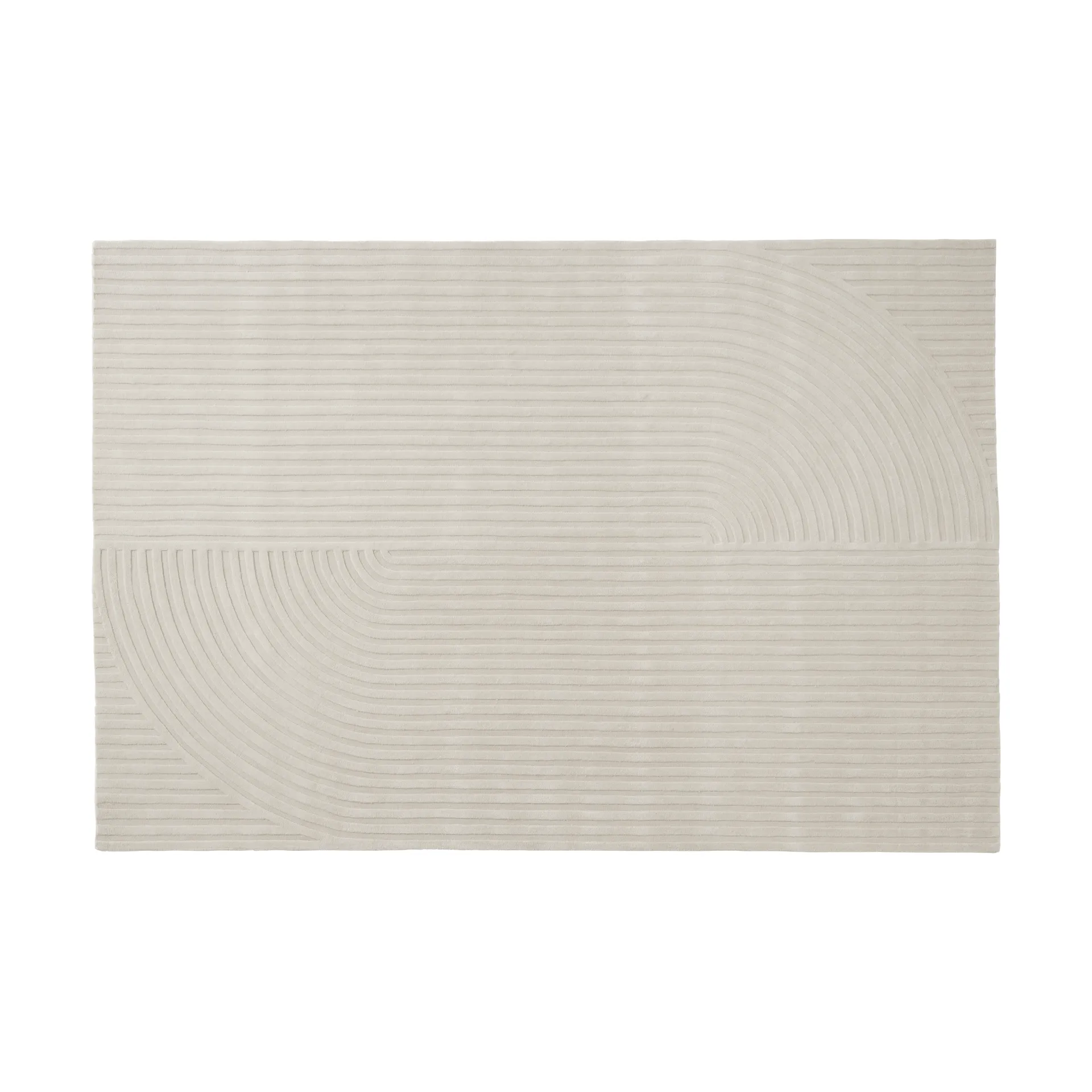 Relevo Rug Quattro dywan wełniany, Off white, 200x300 cm Muuto