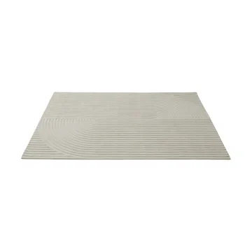 Relevo Rug Quattro dywan wełniany - Off white, 200x300 cm - Muuto