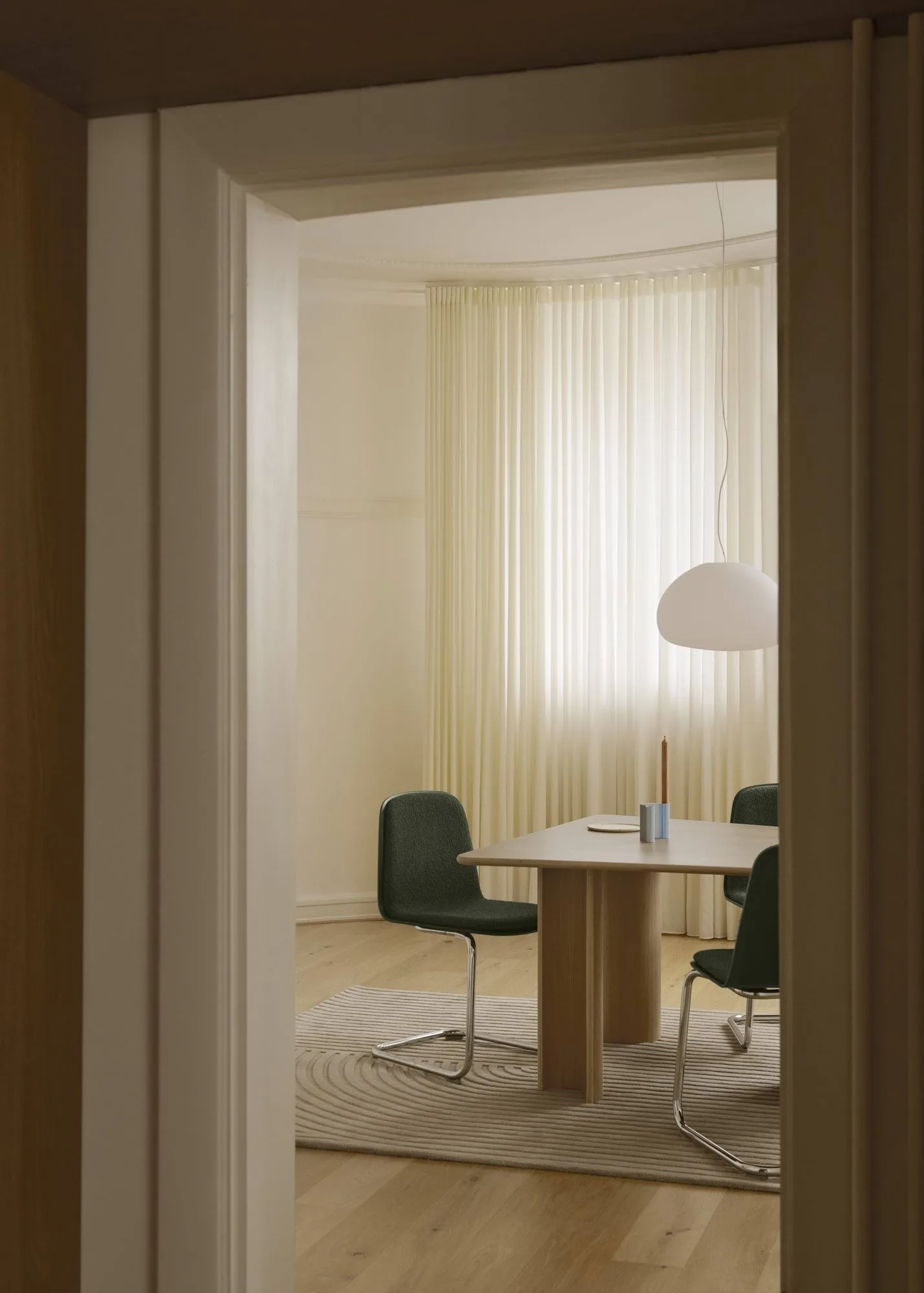 Relevo Rug Quattro dywan wełniany, Off white, 200x300 cm Muuto