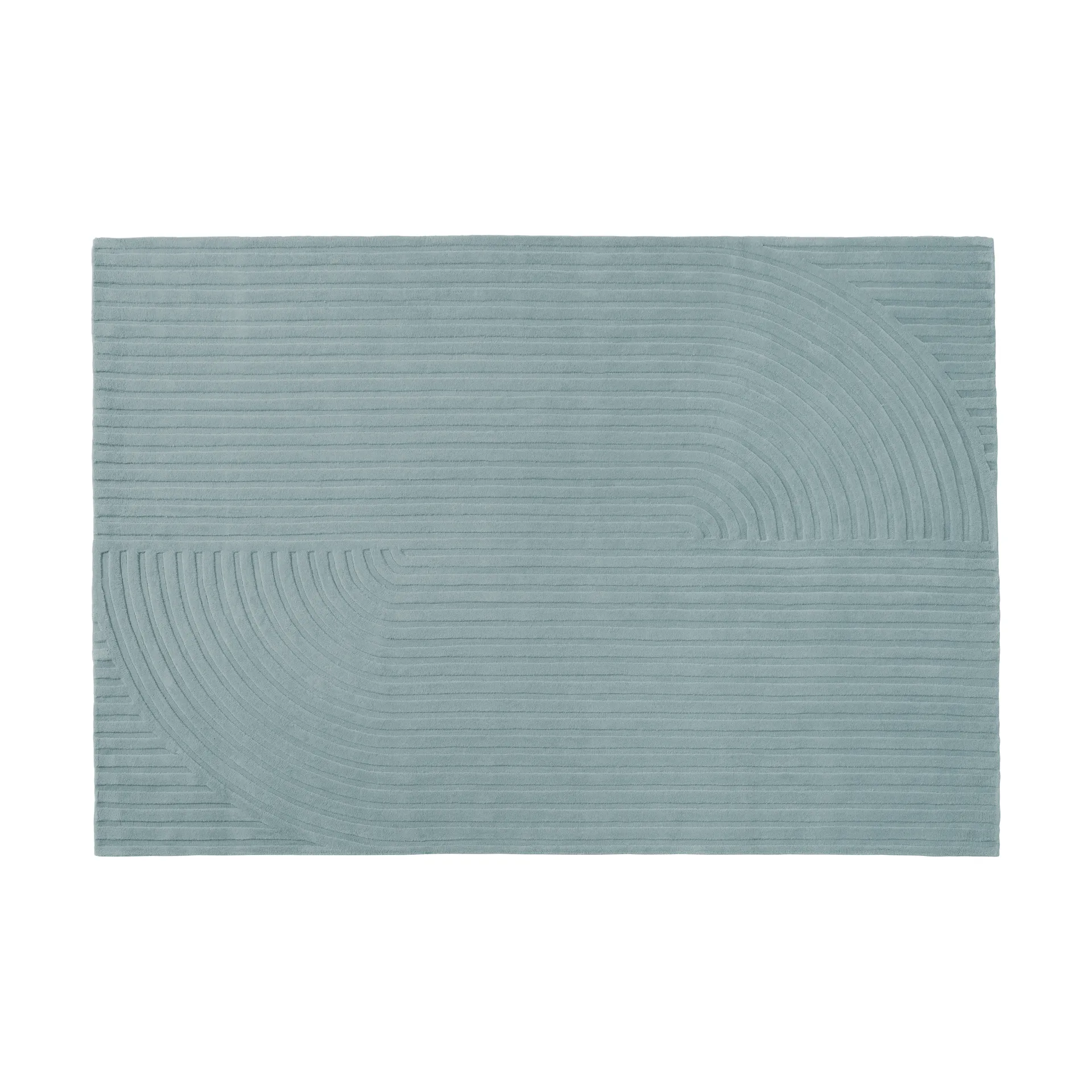 Relevo Rug Quattro dywan wełniany, Sage green, 170x240 cm Muuto