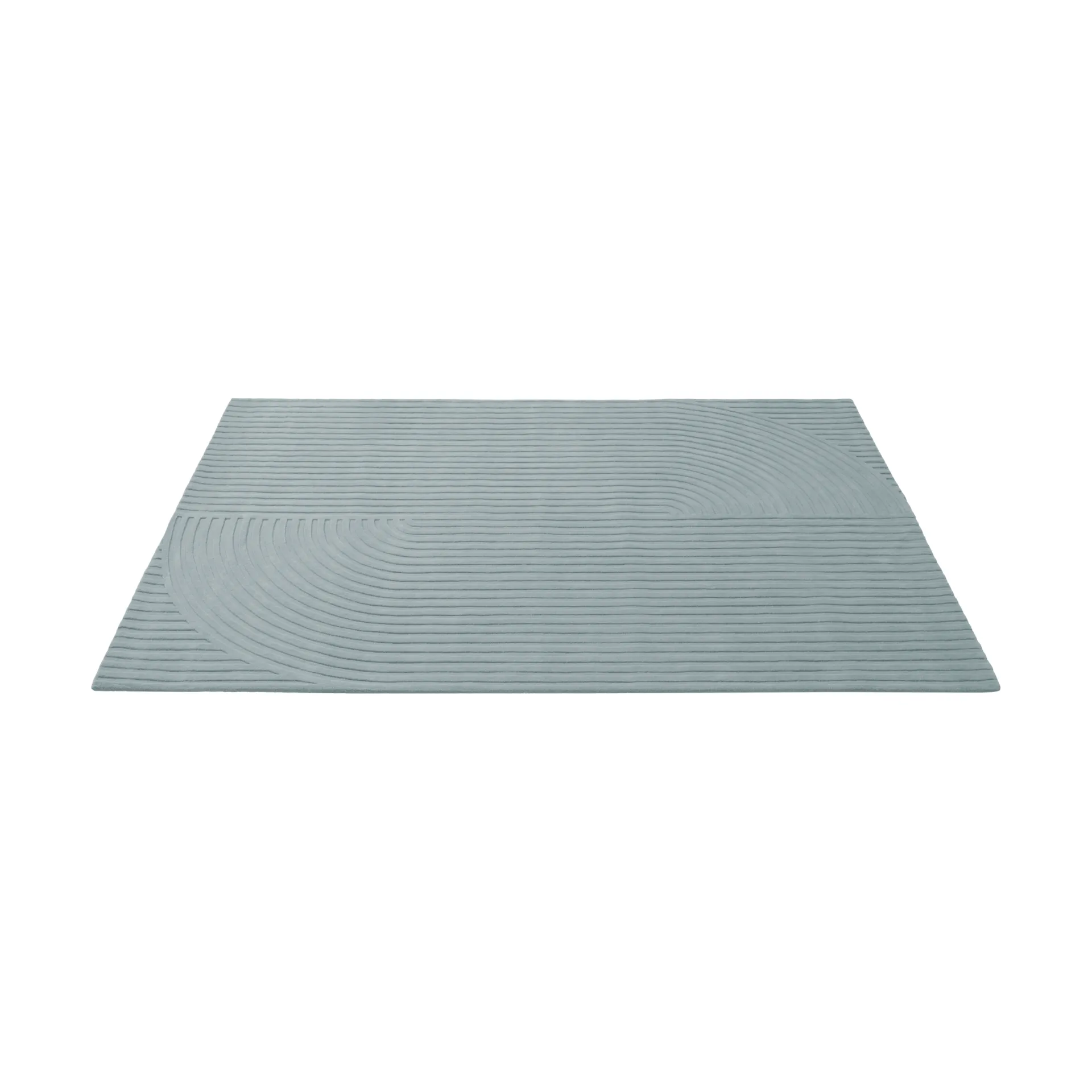 Relevo Rug Quattro dywan wełniany, Sage green, 200x300 cm Muuto
