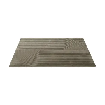 Relevo Rug Quattro dywan wełniany - Taupe, 170x240 cm - Muuto