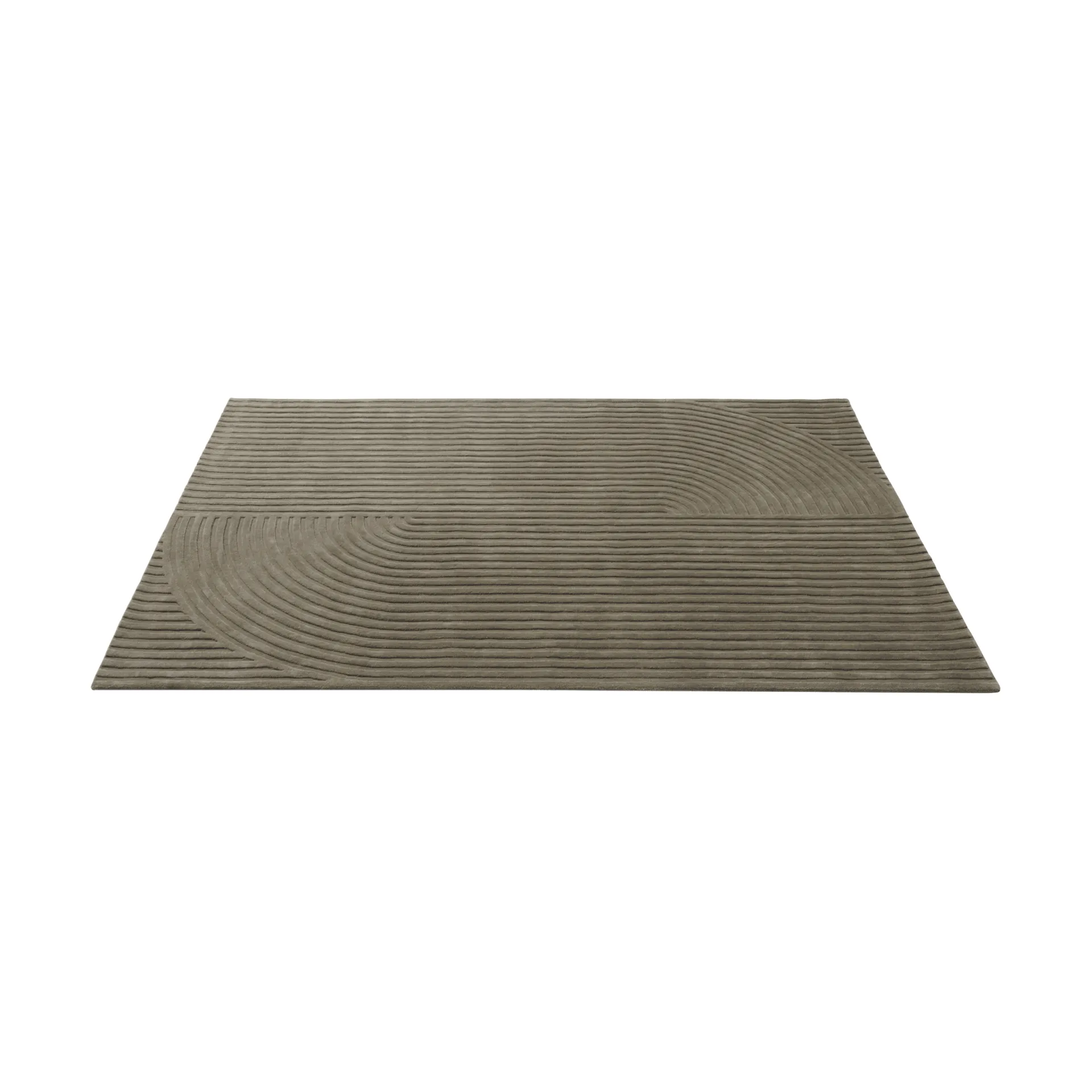 Relevo Rug Quattro dywan wełniany, Taupe, 200x300 cm Muuto