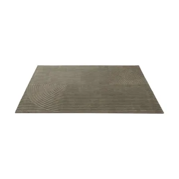 Relevo Rug Quattro dywan wełniany - Taupe, 200x300 cm - Muuto