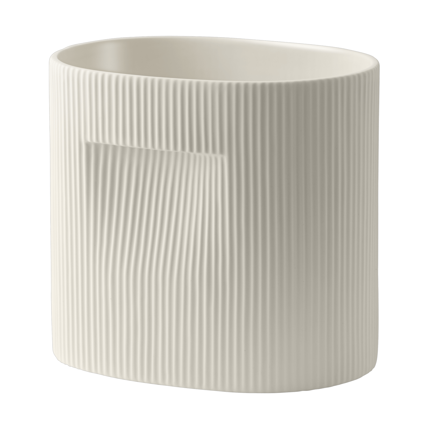 Muuto Ridge doniczka 24 cm Off-white | Skandynawski Design | Doniczki | Biały