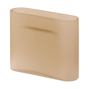 Ridge wazon matowe szkło 16,5 cm - Jasnopomarańczowy - Muuto